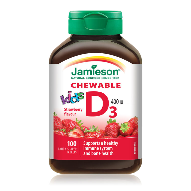 Jamieson Kids Chew D 100''S
