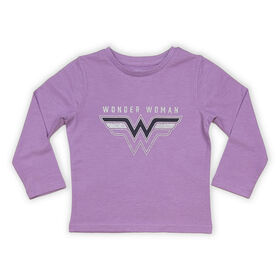 Wonder Woman - T-shirt à manches longues - Lilas - 2T