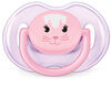 Philips AVENT - BPA Free Classic Pacifiers, 0-6 Months, 2-Pack, Pink/White