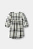 Flannel Plaid Dress Grey 12-18M