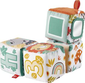 Fisher-Price - Cubes douceur amusants, reliés, activités sensorielles