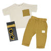 Fudo  Tan 3 Piece Pant   Set 24M