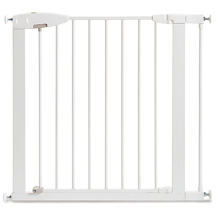 Barrière De Sécurité À Fermeture Pratique Brica - Métal Blanc - Notre exclusivité