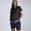 Motherhood Short Sleeve Woven Camp Shirt