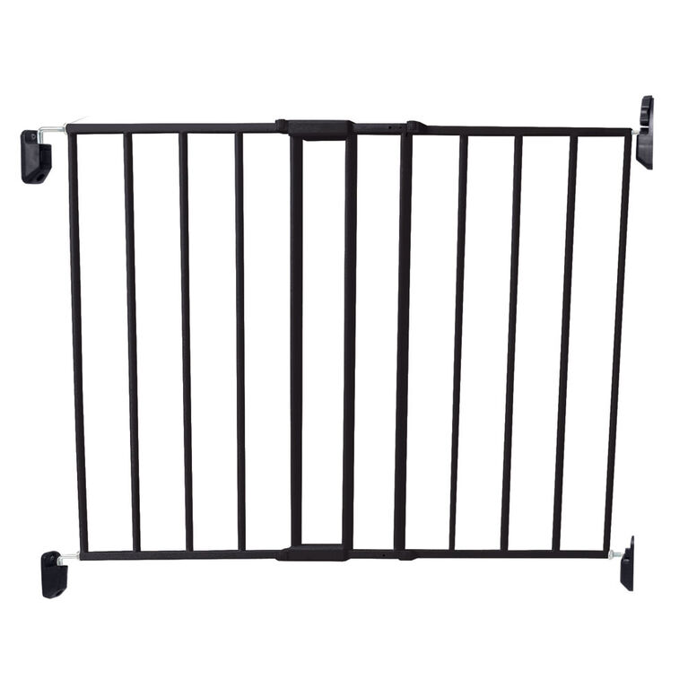 Safety 1st Top of Stairs Expanding Metal Gate - Black