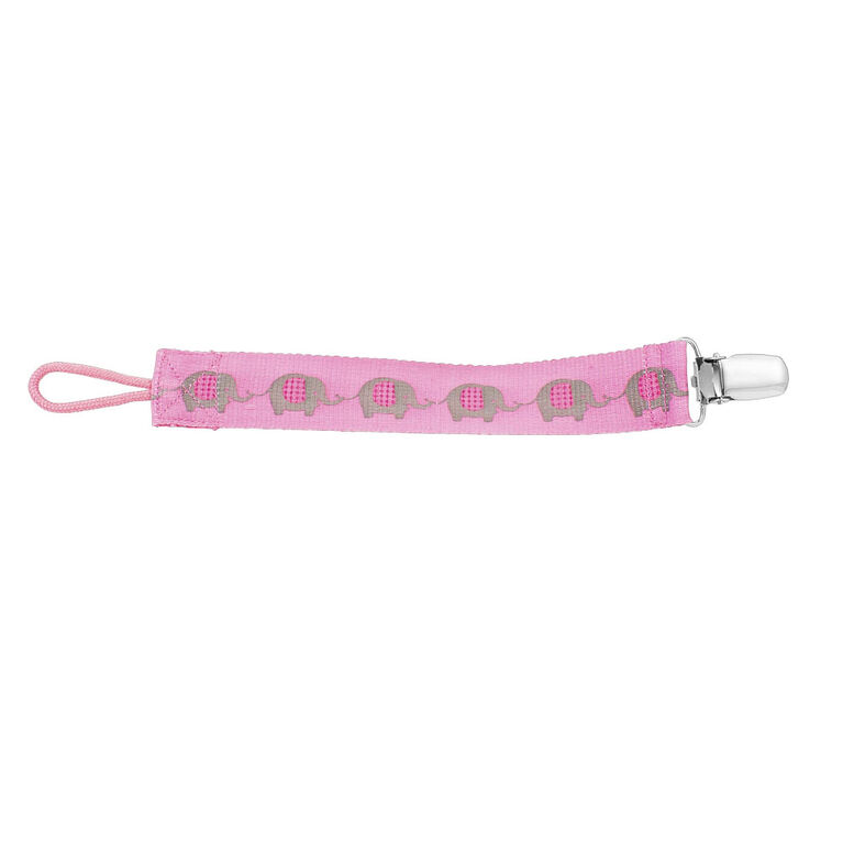 Dr. Brown's Pacifier/Soother Clip - Pink Elephant