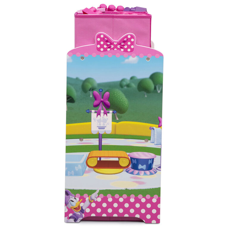 Delta Children - Disney Minnie Mouse 6 Bin Design and Store Toy Organizer