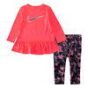 Nike Tunic and legging set Black, Size 3T