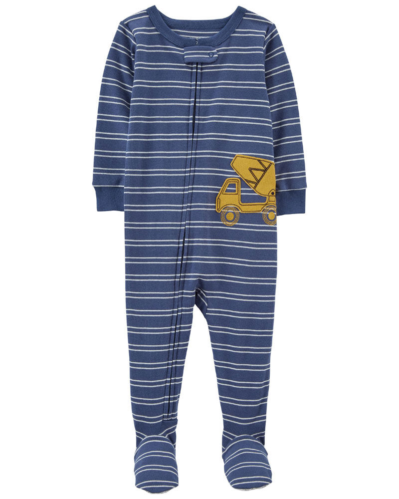 Carter s One Piece Truck 100 Snug Fit Cotton Footie PJs Blue 24M Babies R Us Canada