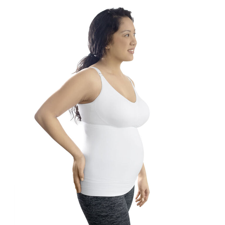 Camisole confortable de maternité et d'allaitement Medela, moyen blanc