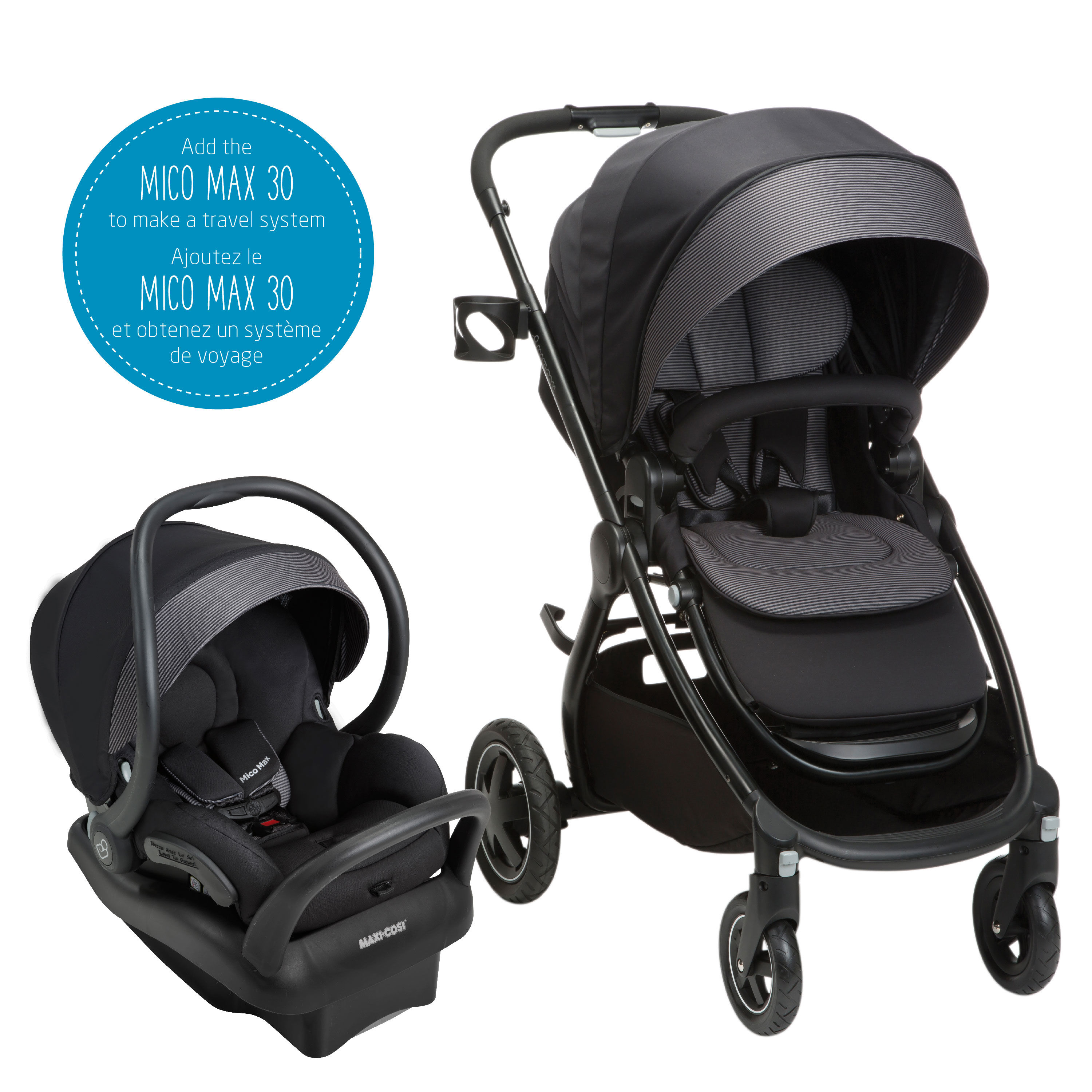 Maxi Cosi Adorra Stroller Devoted Black