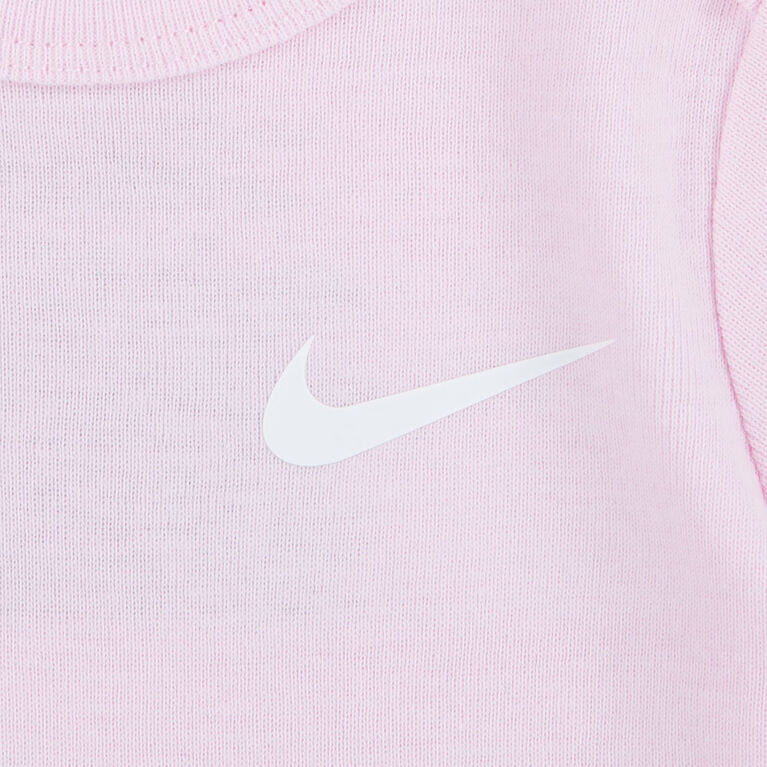 Nike 3 Pack Bodysuit - Pink Foam - 3 Months