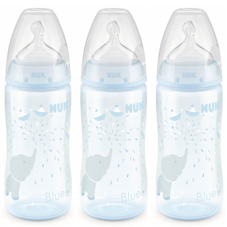 NUK Smooth Flow Anti-Colic Bottle, 10 oz, 3 Pack, 0+ Months