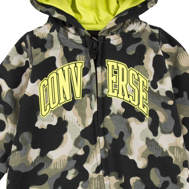 Converse Hoodie - Camouflage - Size 6M