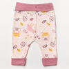 Home Grown Baby 3 Piece Jogger Set: Dusty Pink Woodland 3-6M