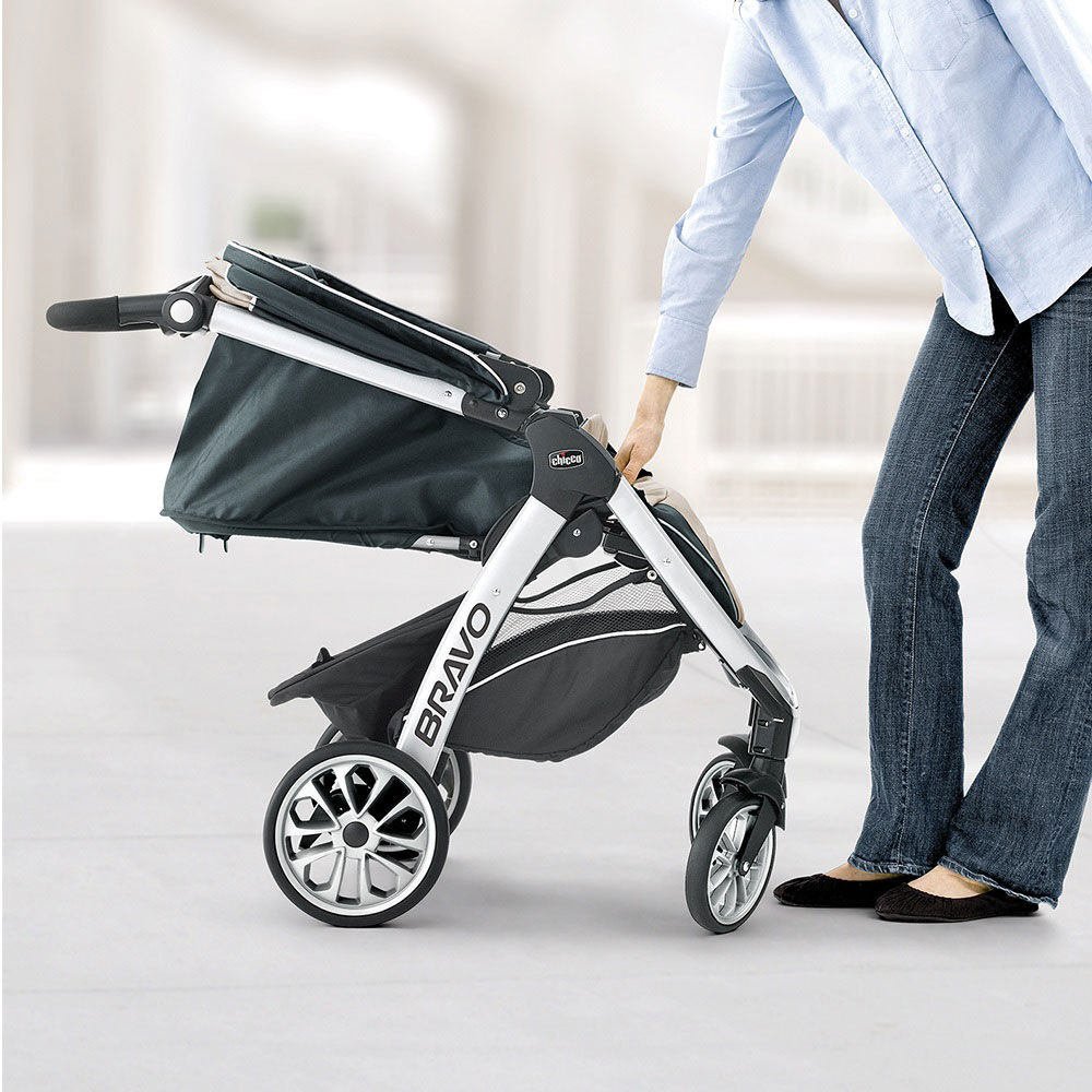 Chicco Bravo Trio System with KeyFit 30 Infant Car Seat Orion