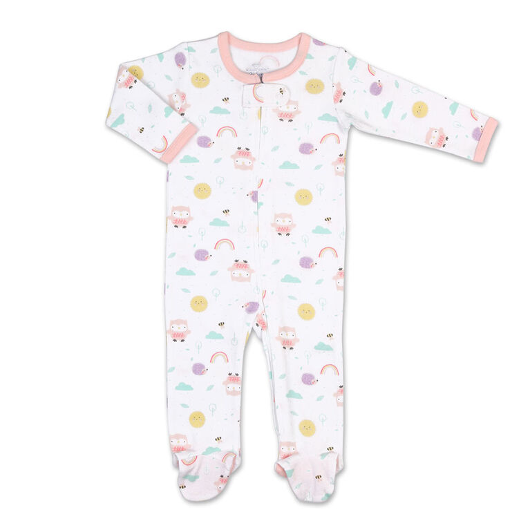 Koala Baby Almanac Girl Print Zip-Front Sleeper, 3-6 Months