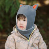 Kids Fleece Animal Hats | Grey Fox