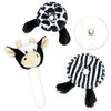 Bab & Tot Plush stacking activity toy: black cow