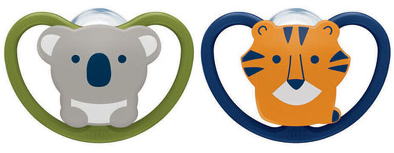NUK Space Orthodontic Pacifiers, 18-36 Months, 2-Pack