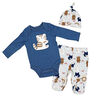 Sterling Baby 3 Pièces sur pied Ensemble : bleu marine tigre 3M