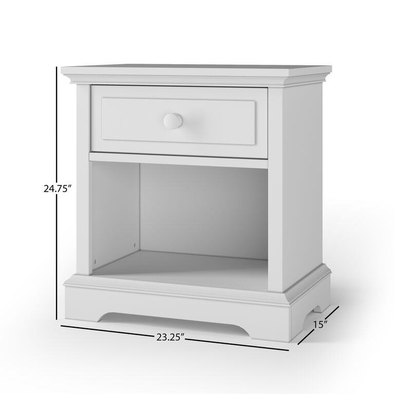 Child Craft Camden Universal Select Ready to Assemble Night Stand - Matte White