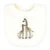Rock a Bye Baby 5 Piece Ribbed Velour Set: White Giraffe 0-3M