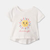 Tshirt Aline Imp Soleil Blnc RISE Little Earthling