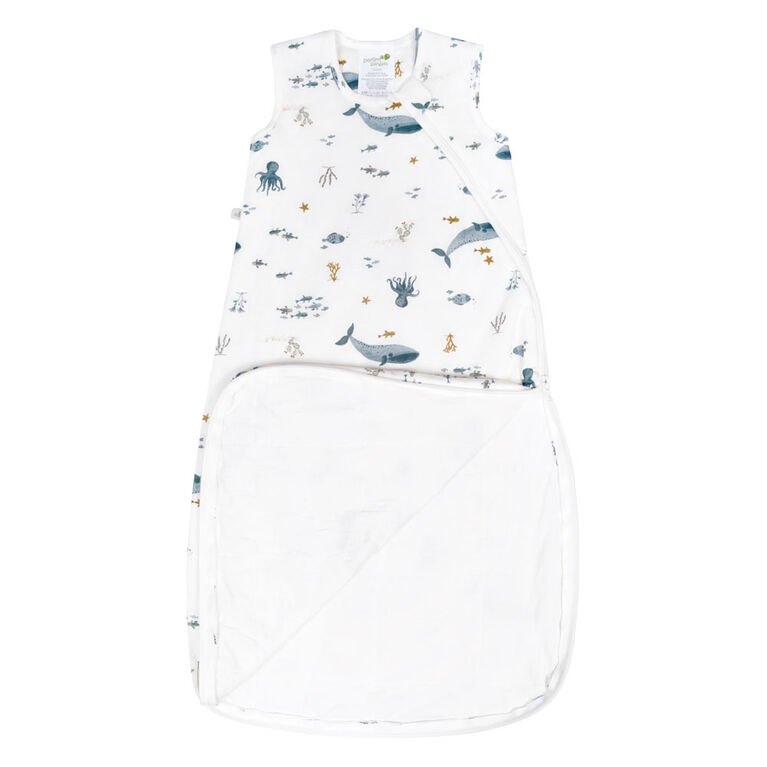 Perlimpinpin-Sac de nuit en bambou 1.0 TOG-Fond marin-0-6m
