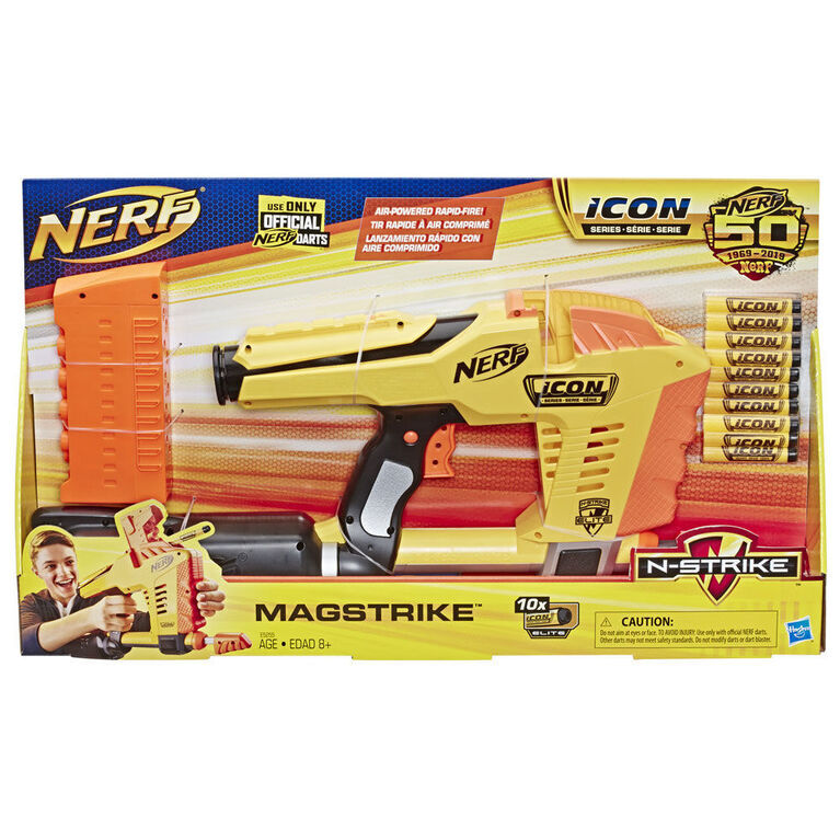 Blaster jouet à air comprimé Nerf NStrike Magstrike Notre exclusivité Toys R Us Canada