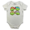 TMNT Short Sleeve Bodysuit - White - 18M