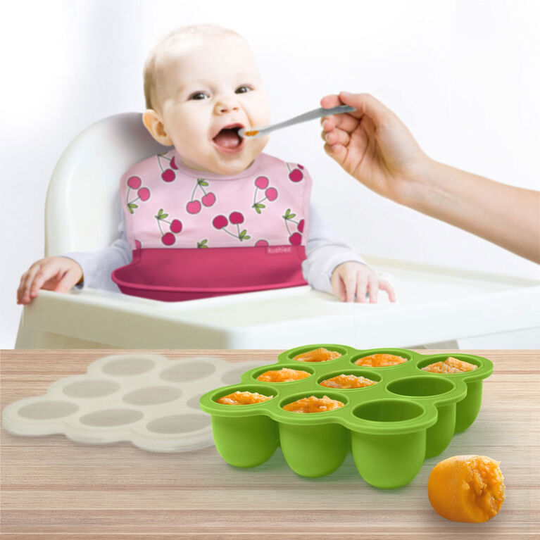 Kushies Silisoft Bib Cherry Babies R Us Canada