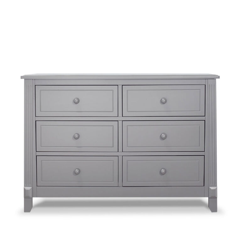 Sorelle Berkley 6-Drawer Dresser - Grey