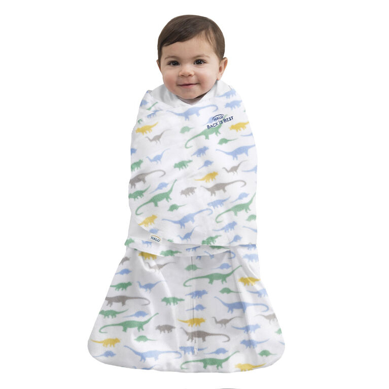 HALO SleepSack Swaddle - Micro-Fleece - Dinos Newborn 0-3 Months