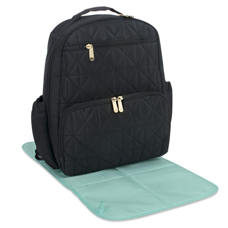 Koala Baby Black Quilted Backpack