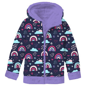 Chemistry - Veste Réversible - Arcs En Ciel - Violette - 6T