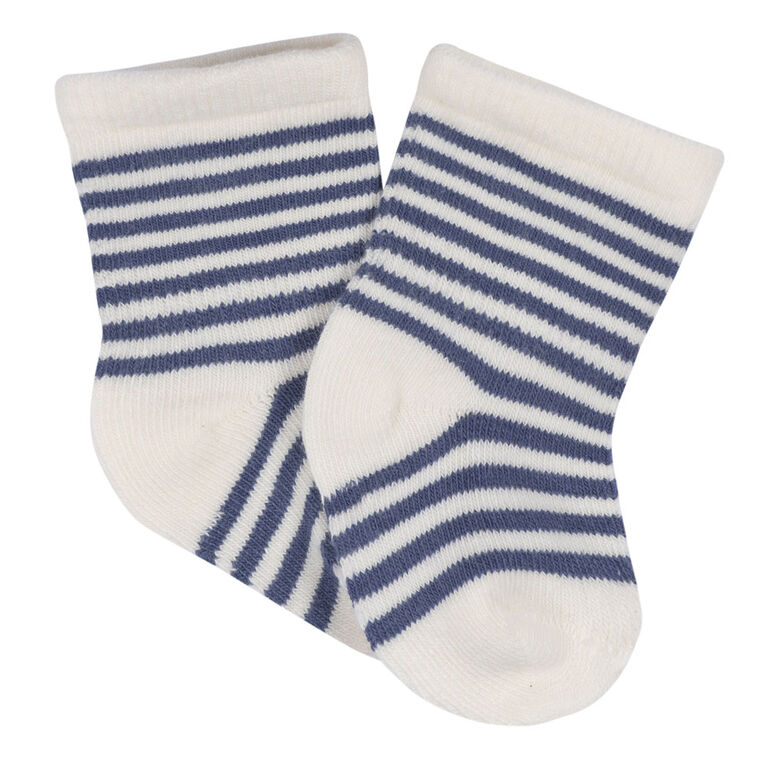 Gerber Childrenswear - Paquet de 6 chaussettes en jersey pour aire de jeux pour chiots - 6-9M