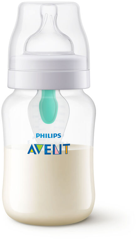Philips Avent Anti-colic Baby Bottle with AirFree Vent 9oz, 1-Pack