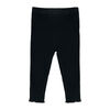 Baby Mode 3 Piece Gauze Top/Legging Set: Black Floral 12M