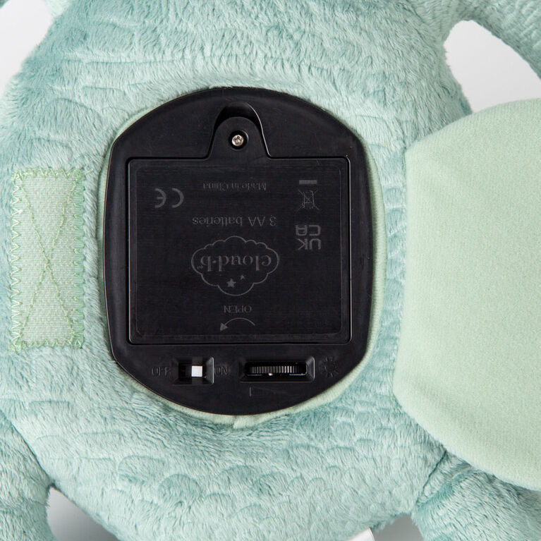Tranquil Turtle Vert de Cloud b Veilleuse Tortue en Peluche à Effet Sous-Marin avec Musique