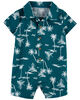 Carter's Palm Tree Cotton Romper