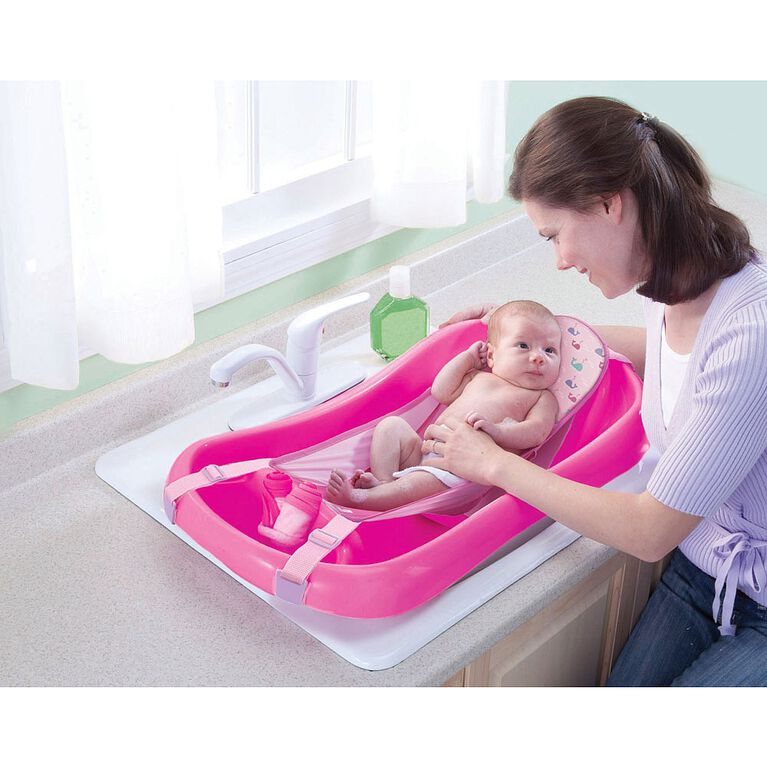 Sure Comfort Deluxe Newborn To Toddler, Pink Infant Bathtub