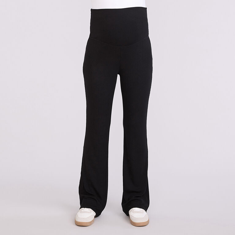 Motherhood - Rollover Wasitband Flare Pant - Black - M