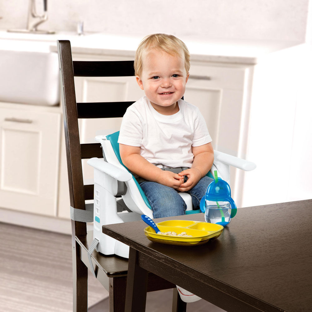 Ingenuity SmartClean ChairMate High Chair Peacock Blue Babies
