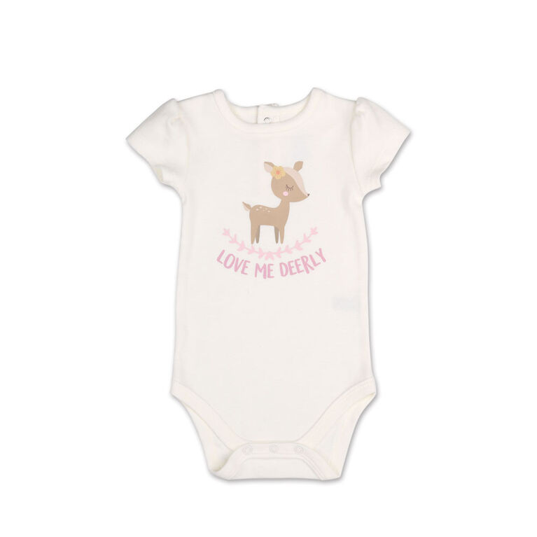 Koala Baby Little Fawn Love Me Deerly Bodysuit/Shorts 2 Piece Set, 12 Month