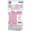 Pink Gingham 1st Birthday 12" Ballons, 5un