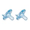 Suce apaisante SCF190/03 de Philips AVENT, sans BPA, 0 à 3 mois, bleu, paquet de 2.