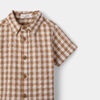 RISE Little Earthling Shirt Brown Plaid