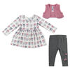 Disney Minnie Mouse 3pc Tunic Set - Pink, 3 Months