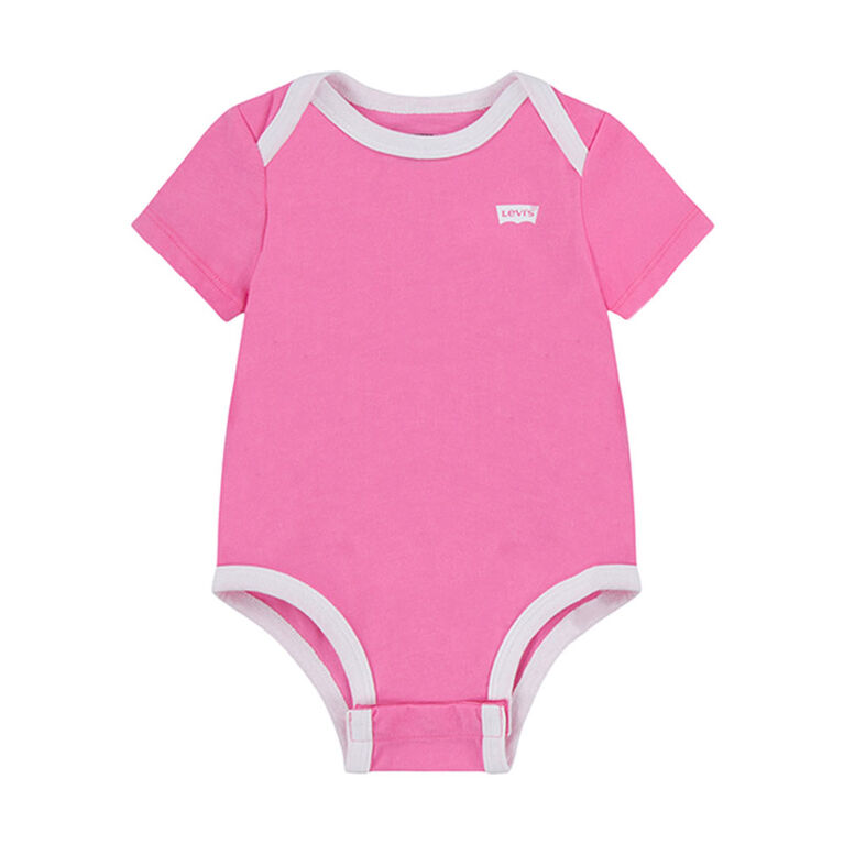 Levis 3 pack Bodysuits - Pink - Size 3 Months